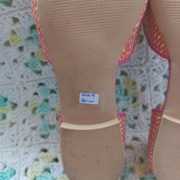 Isaac Mizrahi Women's New York Orange Woven Shoes Size 9 US - Picture 10 of 15